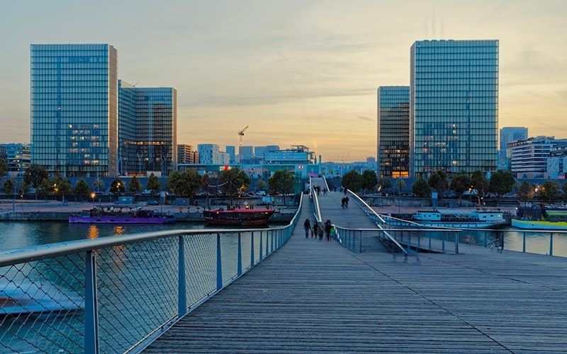 Passerelle Simone de Beauvoir - BNF