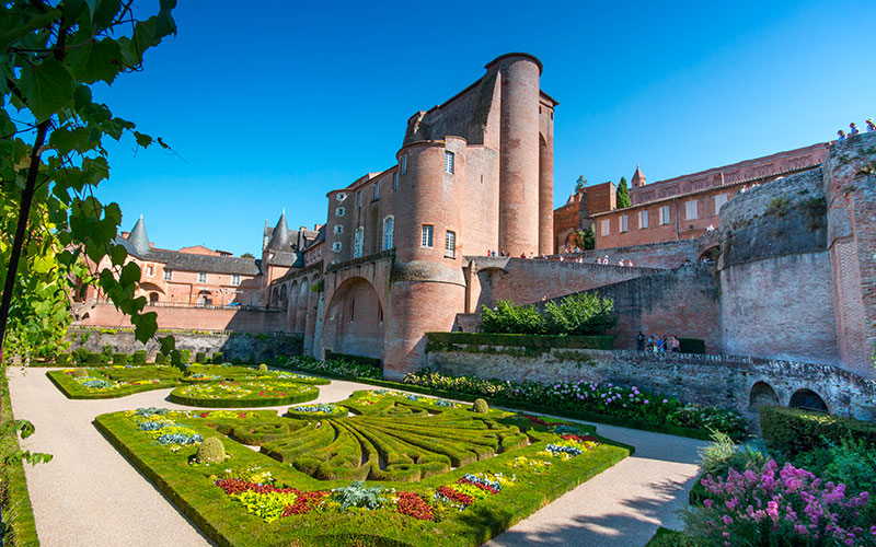 Jardins du Palais de la Berbie à Albi