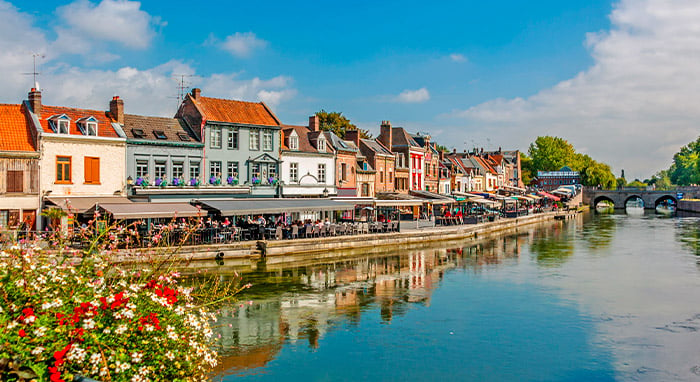 Quartier Saint-leu à Amiens