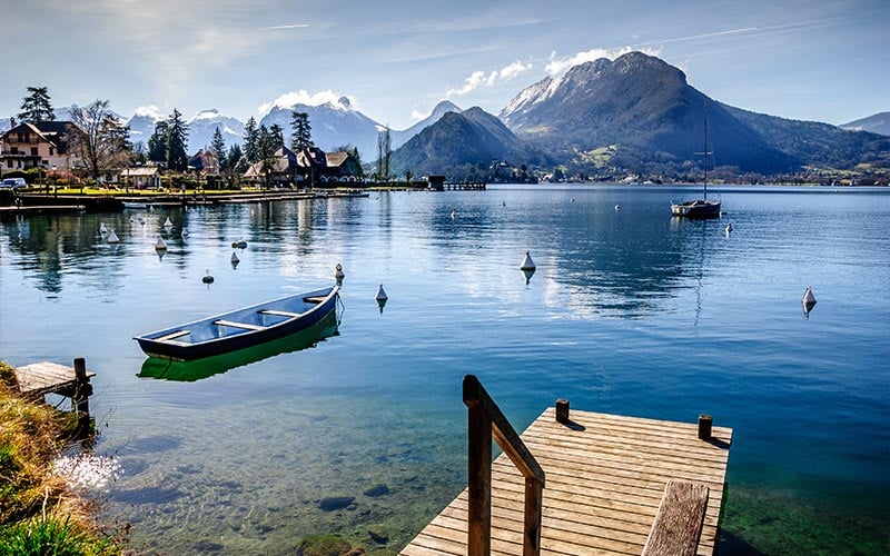 Lac d'Annecy, rive est