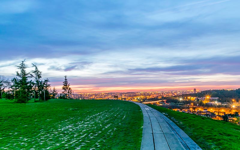 Panorama d'Argenteuil de nuit