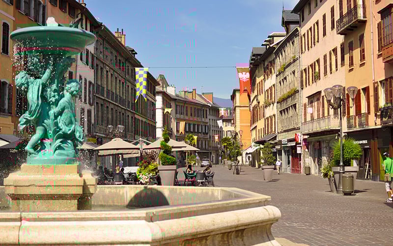 Fontaine du centre ville de Chambéry