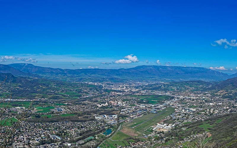 Vue du mont-st-michel à Chambéry