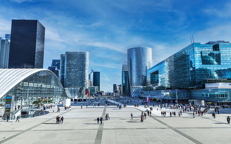 Quartier de la Défense  sur les communes de Courbevoie, Puteaux et Nanterre