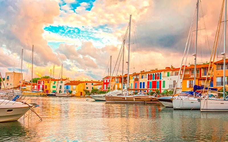 Maisons colorées de Port Grimaud