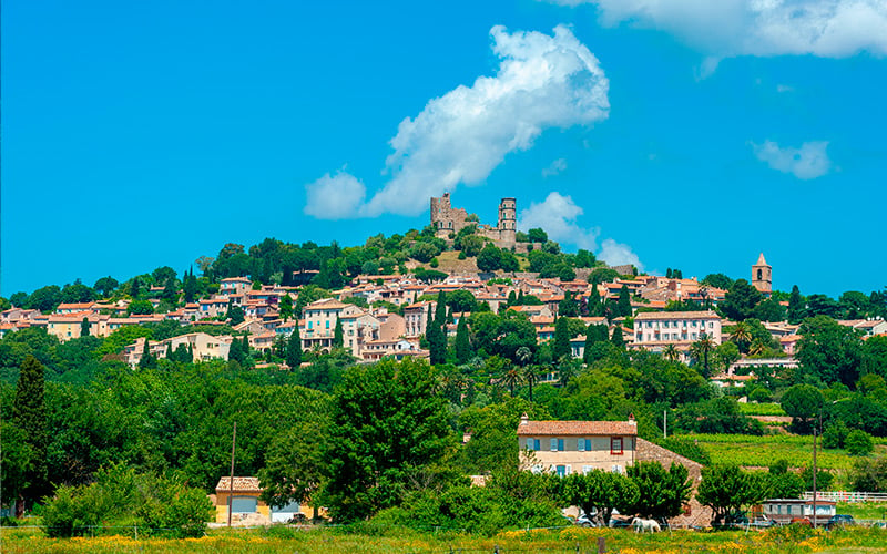 Paysage autour de Grimaud