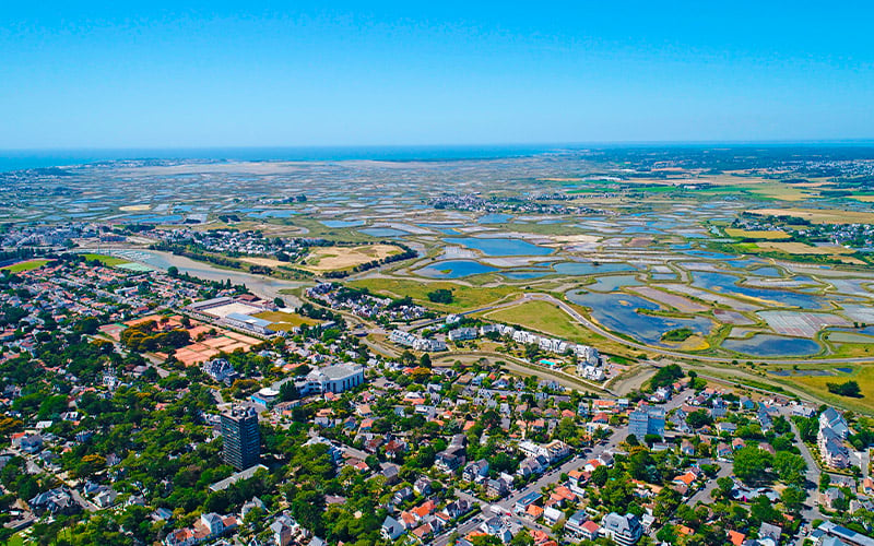 Les marais salants Guérande de La Baule 