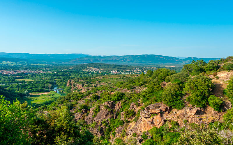 Paysage autour du Muy