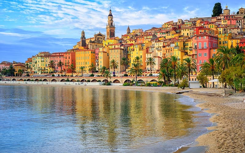 Plage de Menton