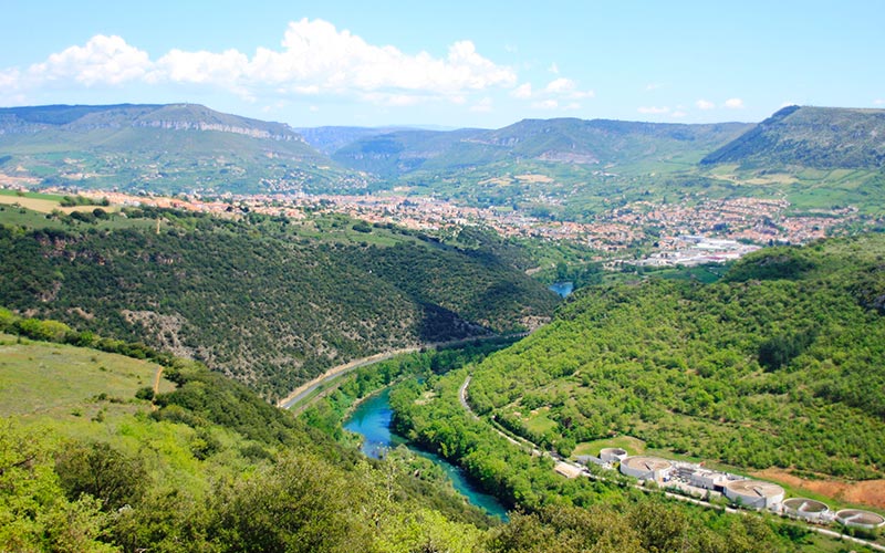 La vallée de Millau