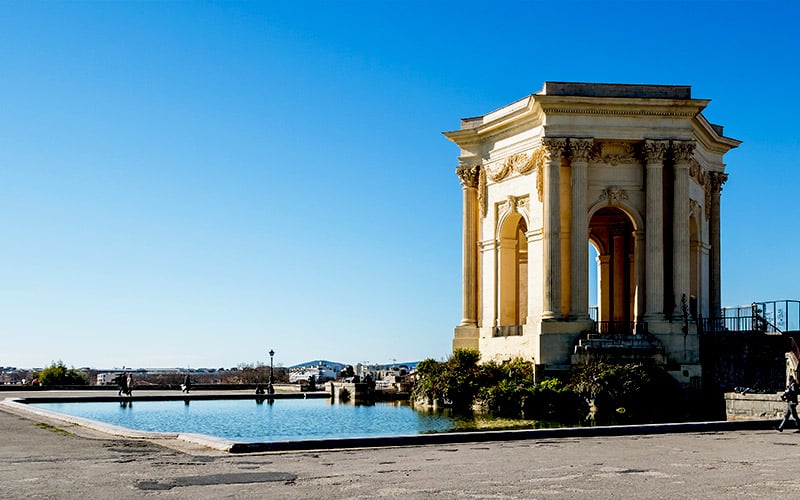 Promenade du Peyrou à Montpellier