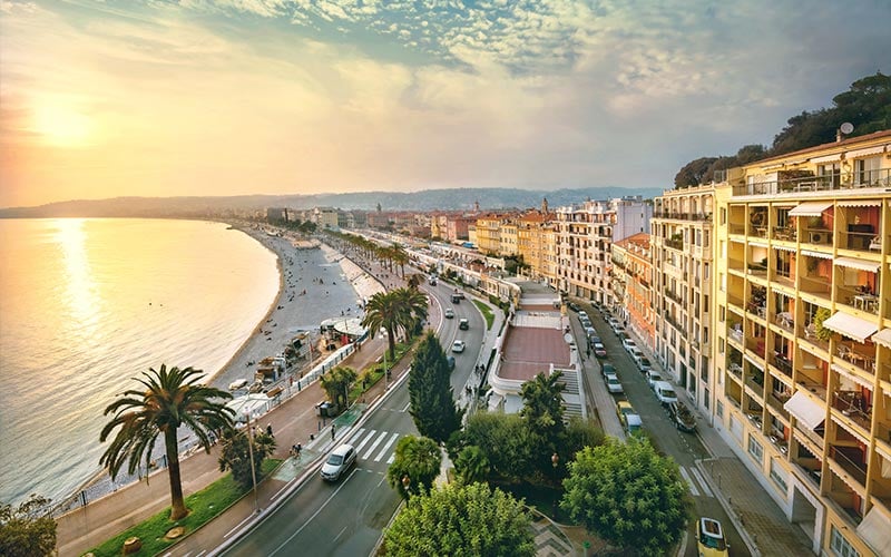 Promenade des Anglais à Nice