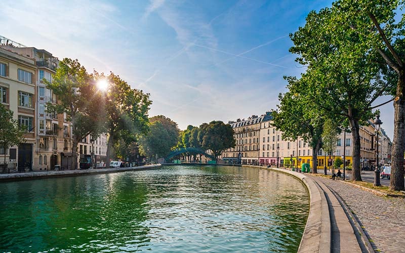 Le Canal Saint-Martin à Paris