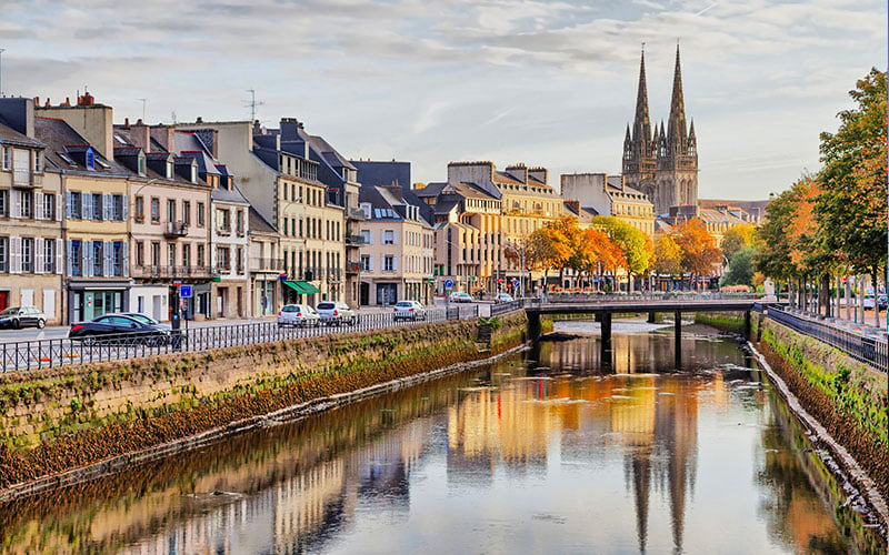 La rivière Odet à Quimper