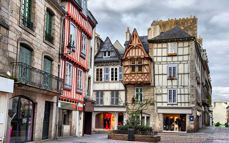 Maisons traditionnelles à Quimper