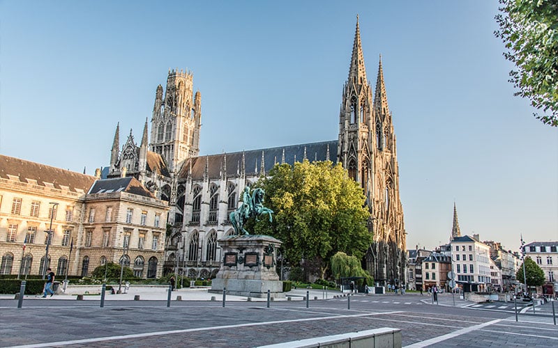  L'Abbaye de Saint-Ouen à Rouen