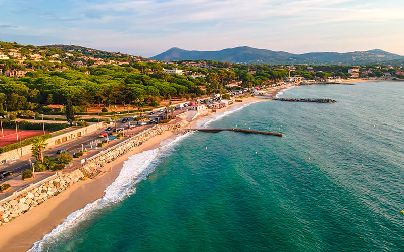 La croisette de Sainte-Maxime