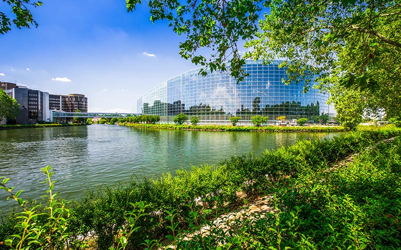 Le Parlement européen à Strasbourg