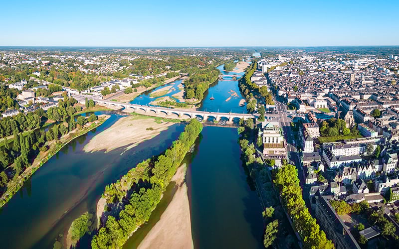Panorama de la ville de Tours