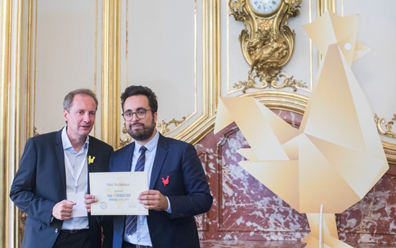 Frédéric Bourelly et Mounir Mahjoubi à Matignon