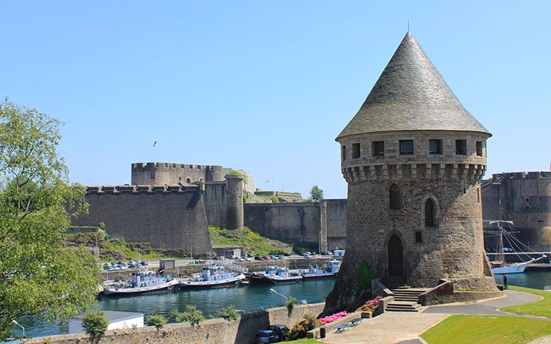 Tour Tanguy et château à Brest