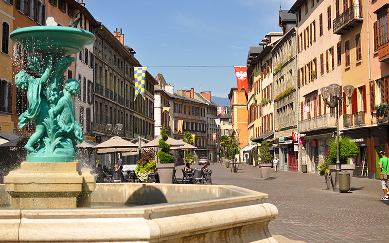 Fontaine du centre ville de Chambéry