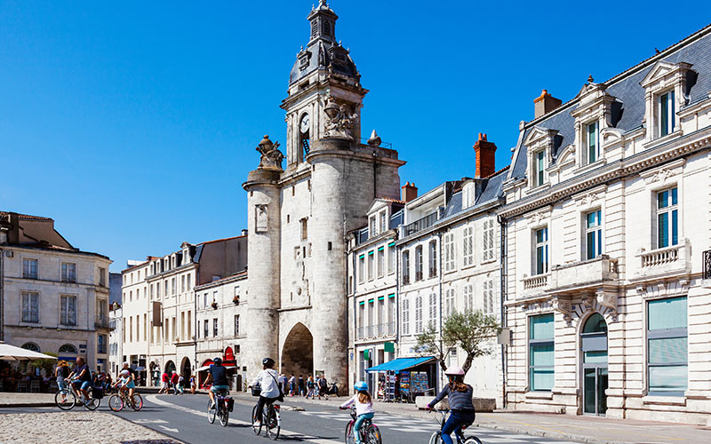 La porte de la Grosse Horloge de la Rochelle
