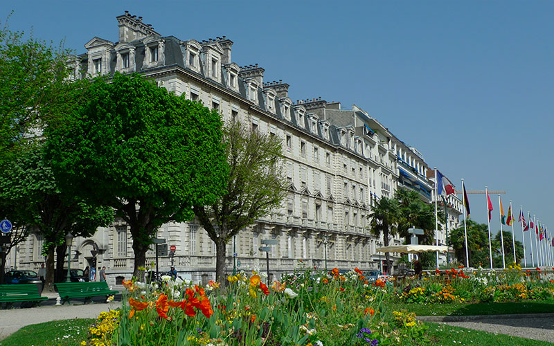 Boulevard des Pyrénées à Pau
