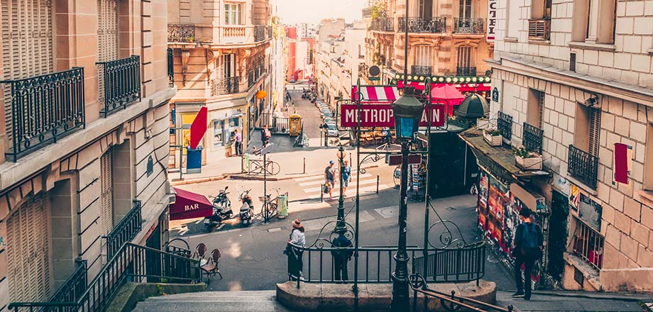 Vue depuis le 18e arrondissement de Paris