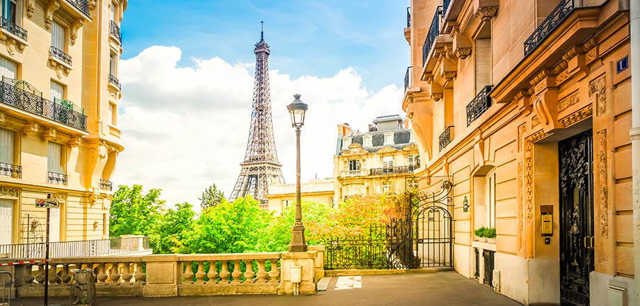 Vue sur la tour Eiffel