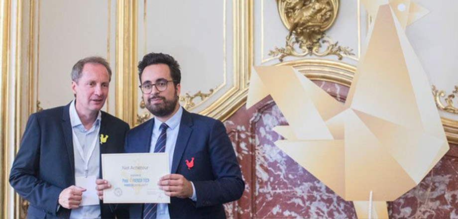 Frédéric Bourelly a reçu pour la 2ème fois le Pass French Tech 2018